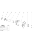 R4 Front Hub Parts MTB Mountain Bike Parts Chromag Bikes